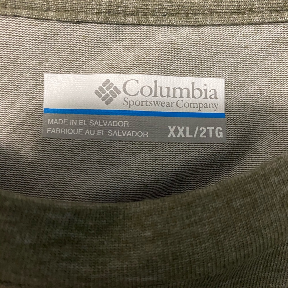 OMNI-wick green short sleeve Columbia